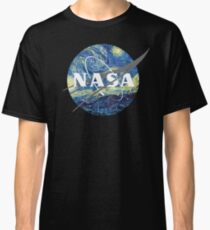 Nasa Logo Van Gogh Classic T-Shirt