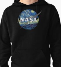 Nasa Logo Van Gogh Pullover Hoodie