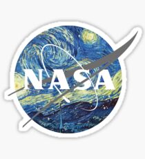 Nasa Logo Van Gogh Sticker