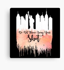 Hamilton - My Shot Canvas Print