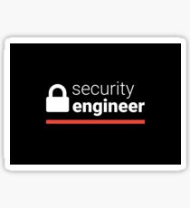 Pegatina Ingeniero de seguridad