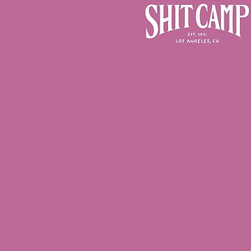 Shitcamp Merch Qtcinderella Merch Shit Camp Staff Logo Sticker for Sale by  krao08