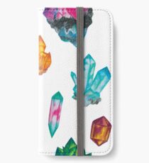 Mineralien iPhone Flip-Case/Hülle/Klebefolie