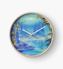 Colours of Winter Clock