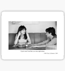 500 Days of Summer Sticker