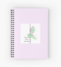 T-Rexicorn Loves to Pole Dance! Spiral Notebook