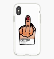Pantone sehe ich aus als würde ich scheißen iPhone-Hülle & Cover