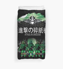 Attack on Shredder (All Turtles) Duvet Cover