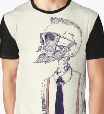 Der Gentleman wird ein Hipster Grafik T-Shirt