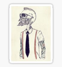 The Gentleman becomes a Hipster Sticker