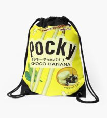 POCKY Choco Banana Drawstring Bag