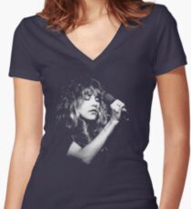 stevie nicks Women's Fitted V-Neck T-Shirt