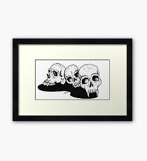 Trio of Death Framed Print