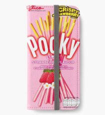 POCKY Strawberry Flavour iPhone Wallet/Case/Skin