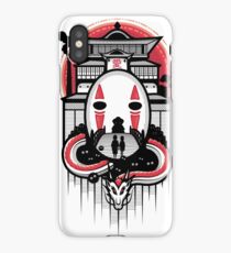 Spirited Haku and Chihiro iPhone Case