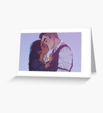 Inej and Kaz Greeting Card