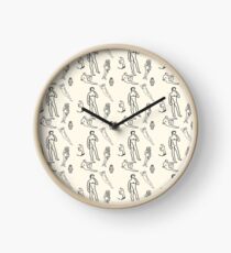 Art History Figures Clock