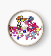 Super Bomberman R - Bomberman and Friend! (Logo) Clock