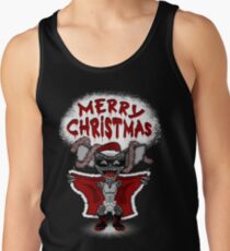 Flashing Through The Snow (B/W with text) Men's Tank Top