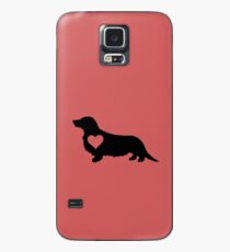 Long Haired Daschund Love Case/Skin for Samsung Galaxy