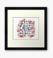 The Way, The Truth and the Life Framed Print