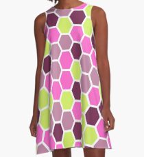 Grahpic Art - Hexagon A-Line Dress