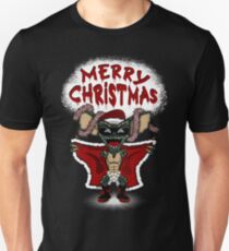 Flashing Through The Snow (colour/with text) Unisex T-Shirt
