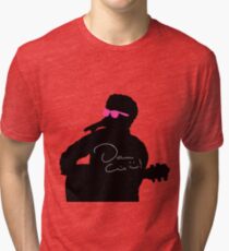 Camiseta de tejido mixto Darren Silhouette