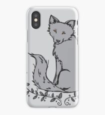 Gray Fox iPhone Case/Skin