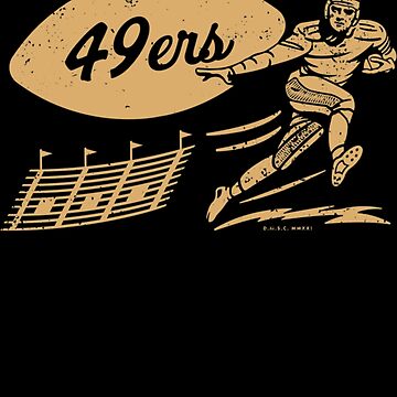 Vintage Football San Francisco 49ers (Gold 49ers Wordmark) Essential  T-Shirt Essential T-Shirt for Sale by zairegrif1