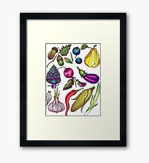 Vegetables Framed Print