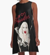 She looks spooky but she's really nice. A-Line Dress