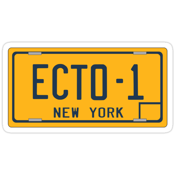 Ecto 1 License Plate Printable Printable Word Searches