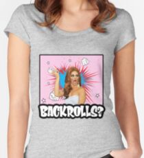 Backrolls??? Women's Fitted Scoop T-Shirt