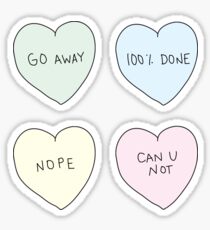 Sassy Hearts Sticker