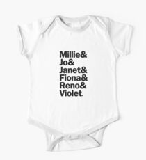Sutton Foster Roles | White One Piece - Short Sleeve