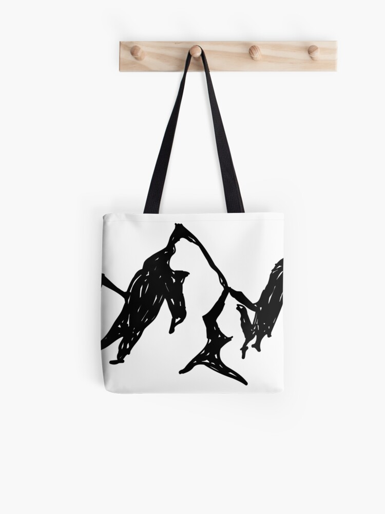 Mountains Drawing Simple Tote Bag - 