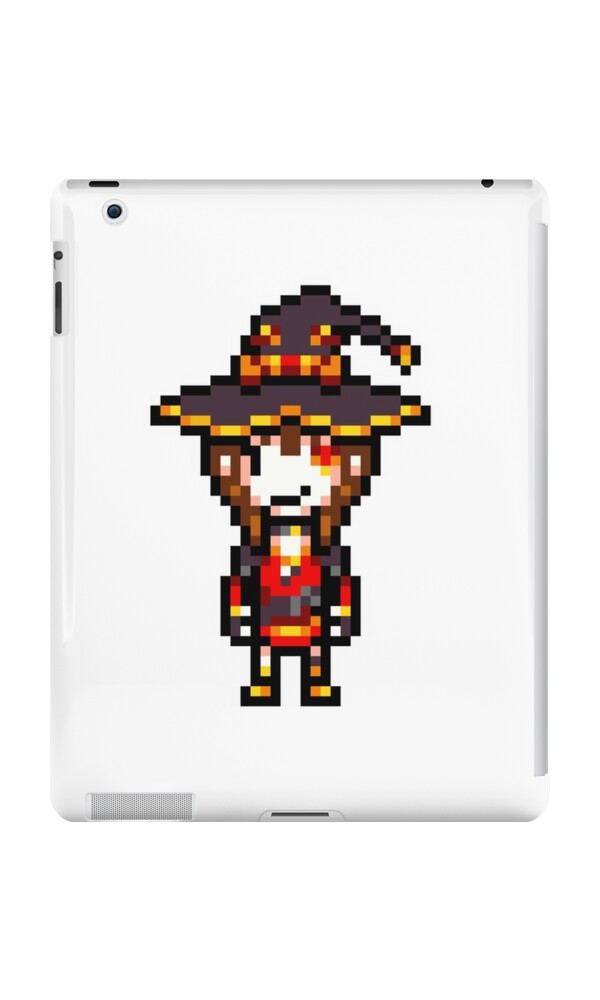 "Megumin Pixel Art" iPad Cases & Skins by HunterDunlin | Redbubble