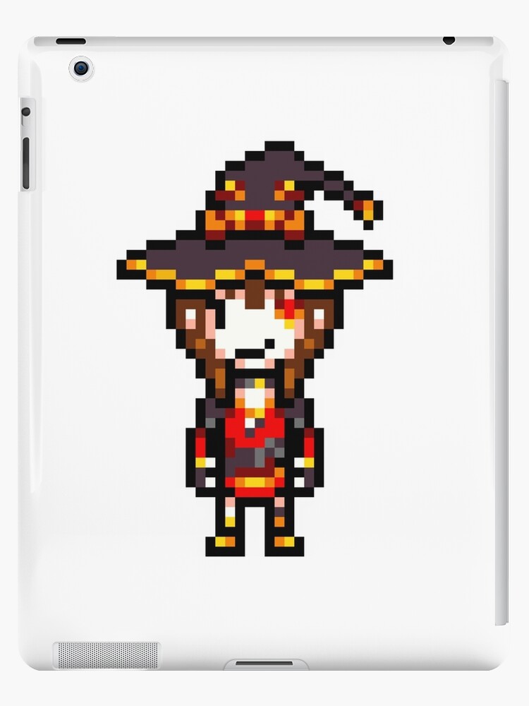 "Megumin Pixel Art" iPad Cases & Skins by HunterDunlin | Redbubble