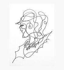 sketching portrait Photographic Print