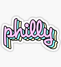 philly retro Sticker