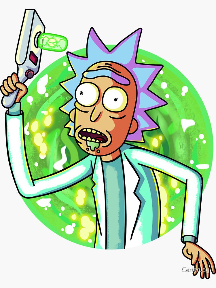 Rick and Morty design by CarterJay