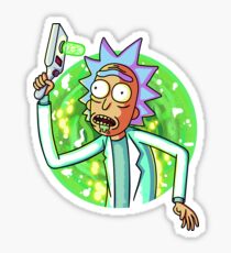 Rick and Morty design Sticker