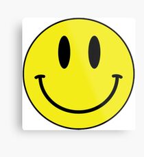 smiley face Metal Print