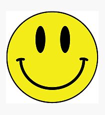smiley face Photographic Print