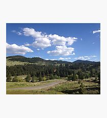 Mountain trail Photographic Print