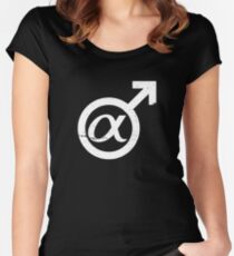 Camiseta entallada de cuello ancho Macho alfa