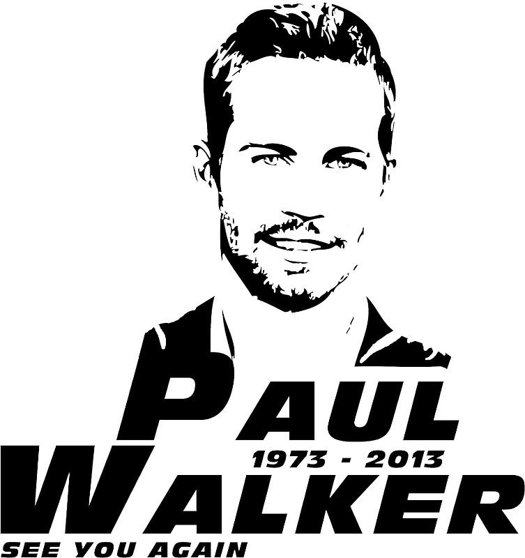 Paul Walker Stickers By Kyle Tremblay Redbubble 