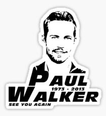 Paul Walker Sticker