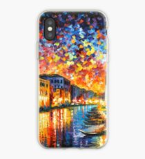 VENEDIG - GROSSKANAL - Leonid Afremov CITYSCAPE iPhone-Hülle & Cover